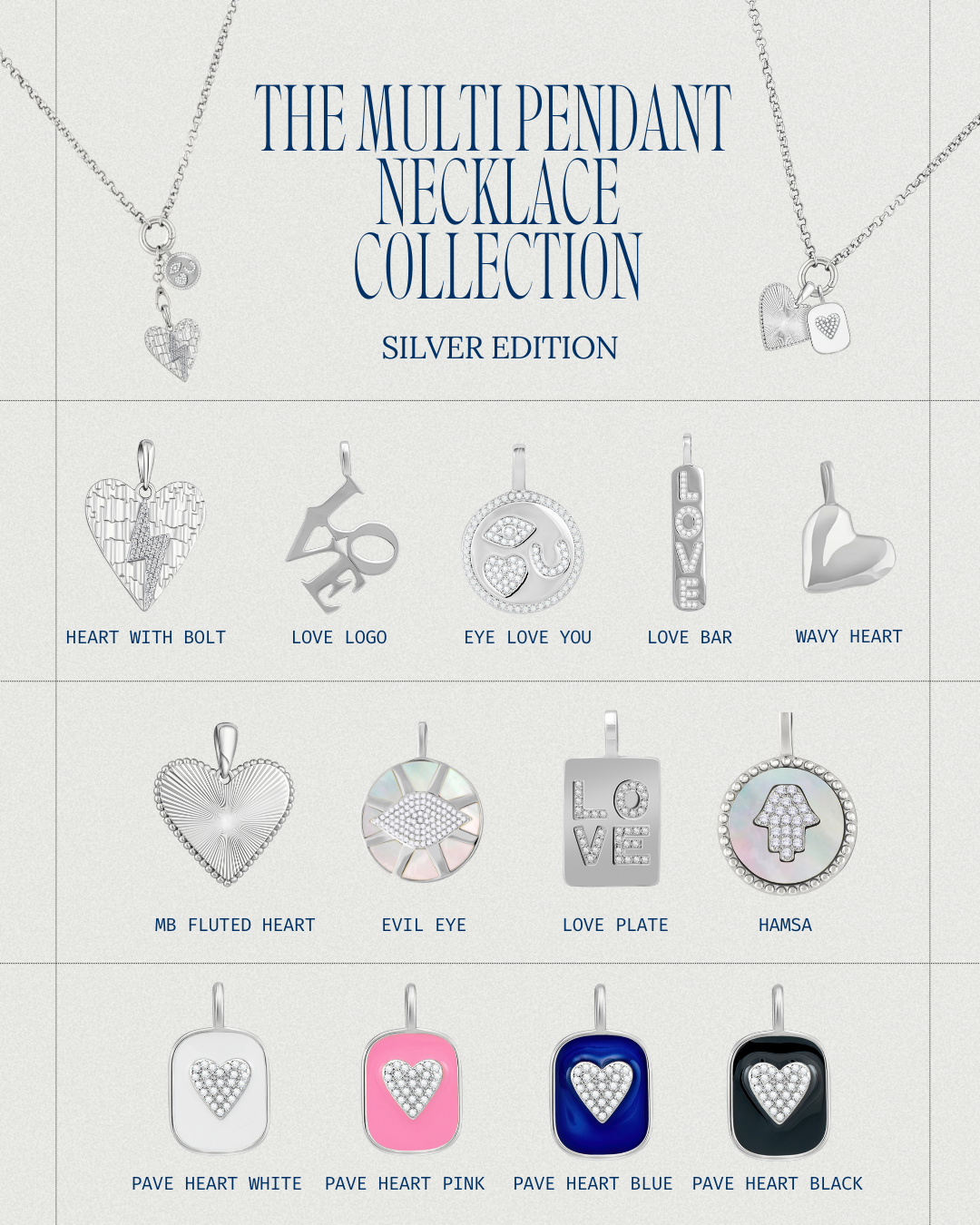 MB Multi-Pendant Necklace