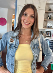 Wavy Heart on Dainty Chain