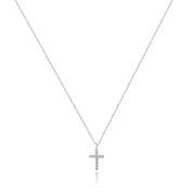 The Dot Cross Necklace