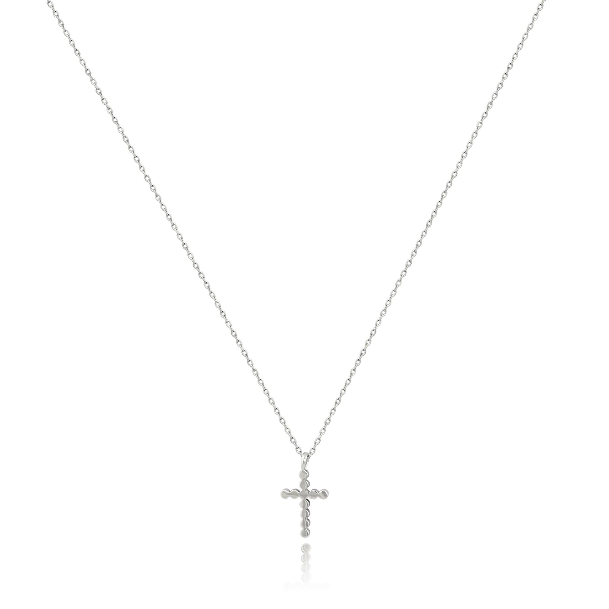 The Dot Cross Necklace
