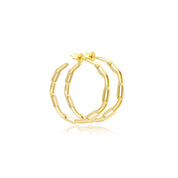 MB Signature Paperclip Hoops