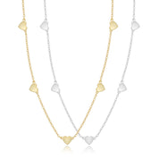 Signature Floating Hearts Necklace