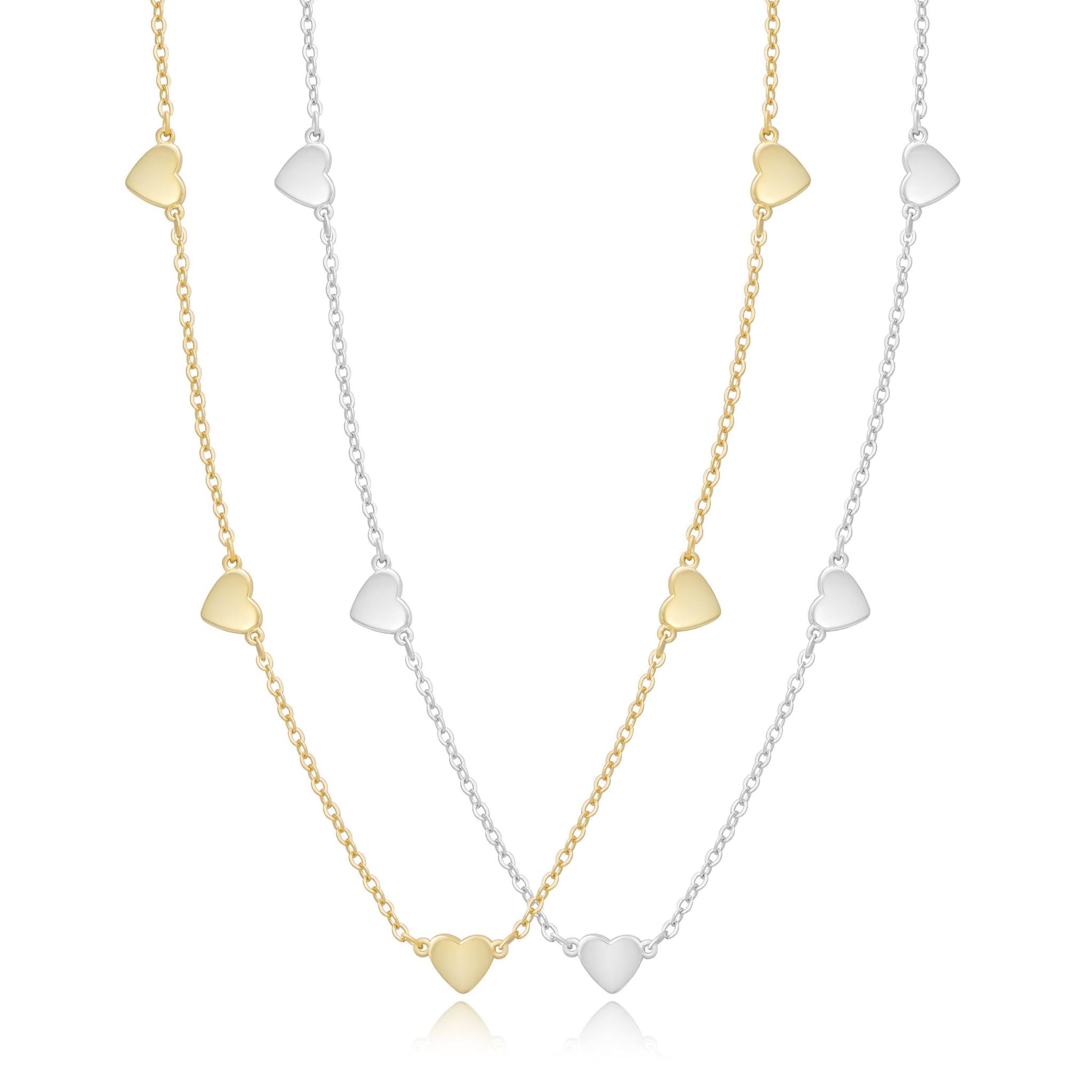 Signature Floating Hearts Necklace