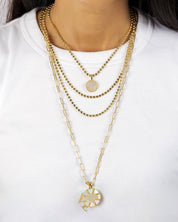 Evil Eye Coin Pendant