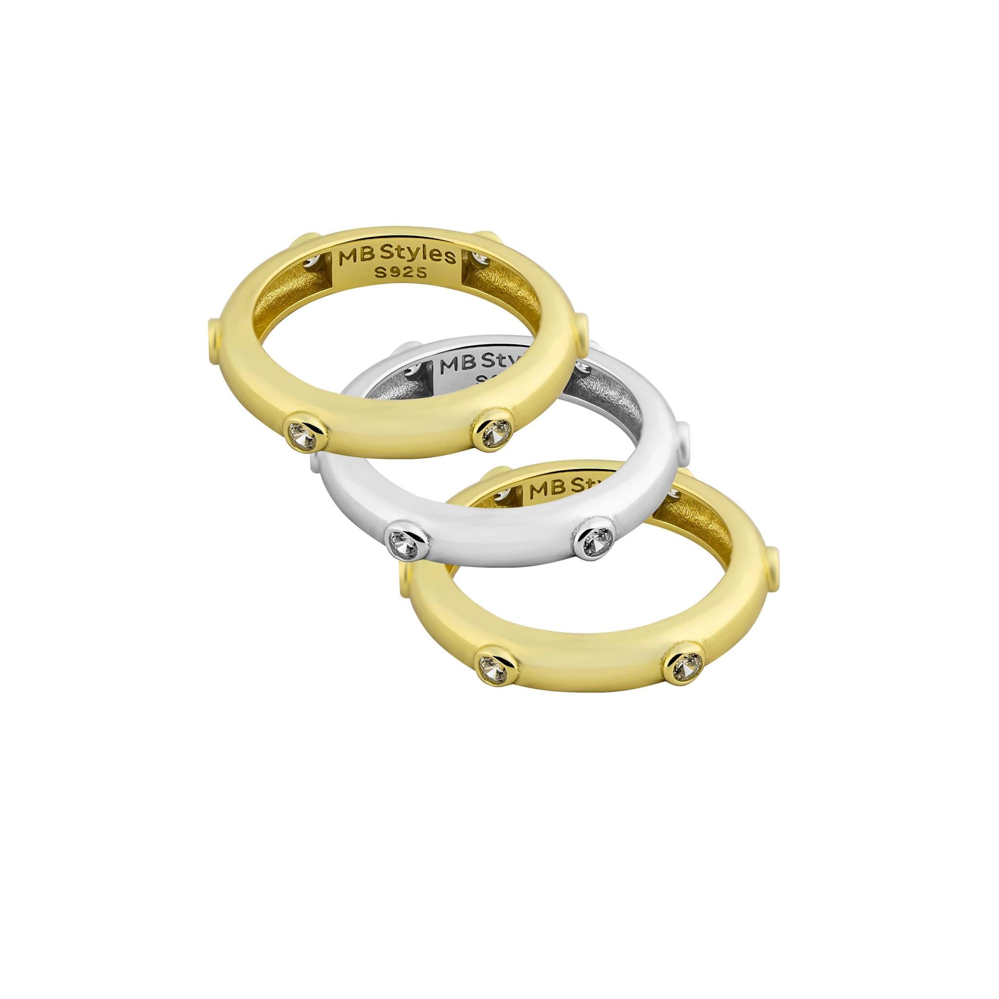 Metal Stackable Rings