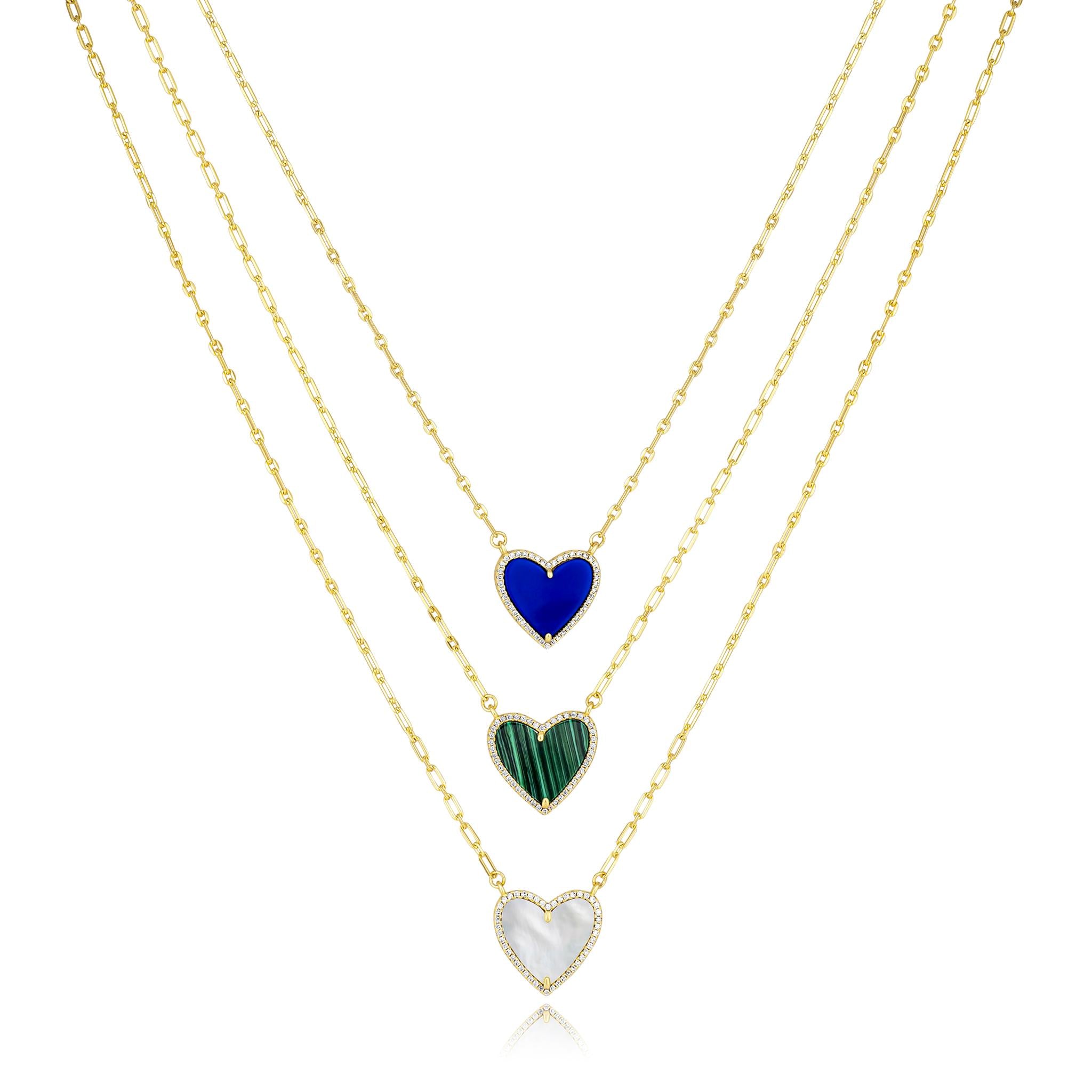 Reversible Heart Necklace