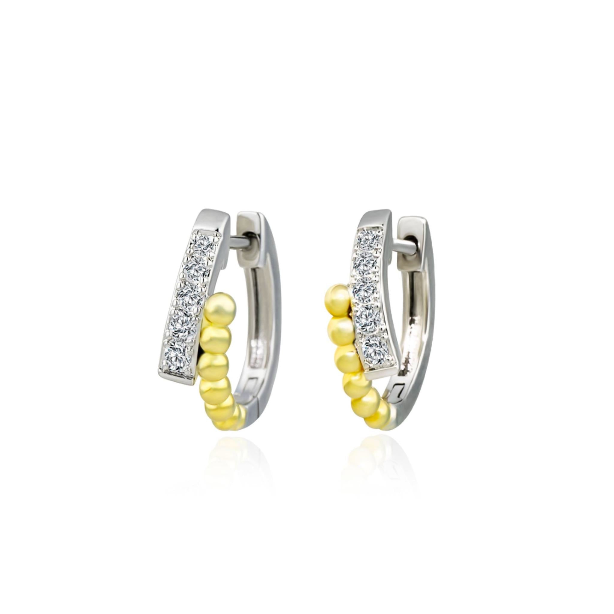 Modern Dot and Stone Huggies