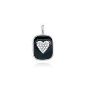 Enamel  Heart Pendant