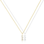 Mini Pavé Love Necklace
