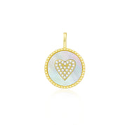 Heart Coin Pendant