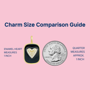 Enamel Heart Pendant