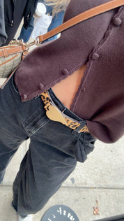 Sculpted Heart Belt