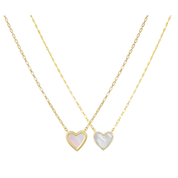 Reversible Heart Necklace