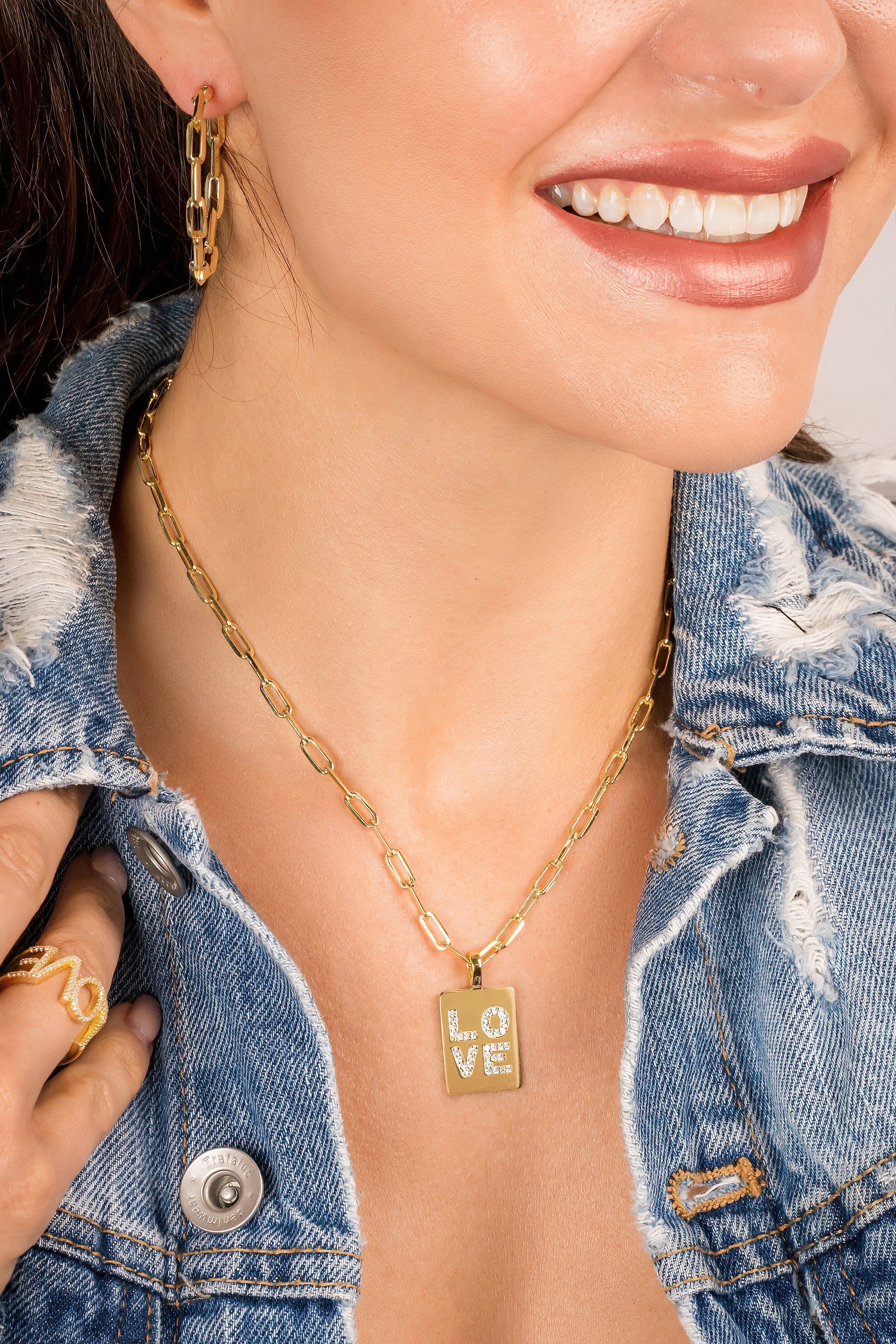 Love Plate Pendant