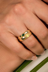 Double Stone Rings