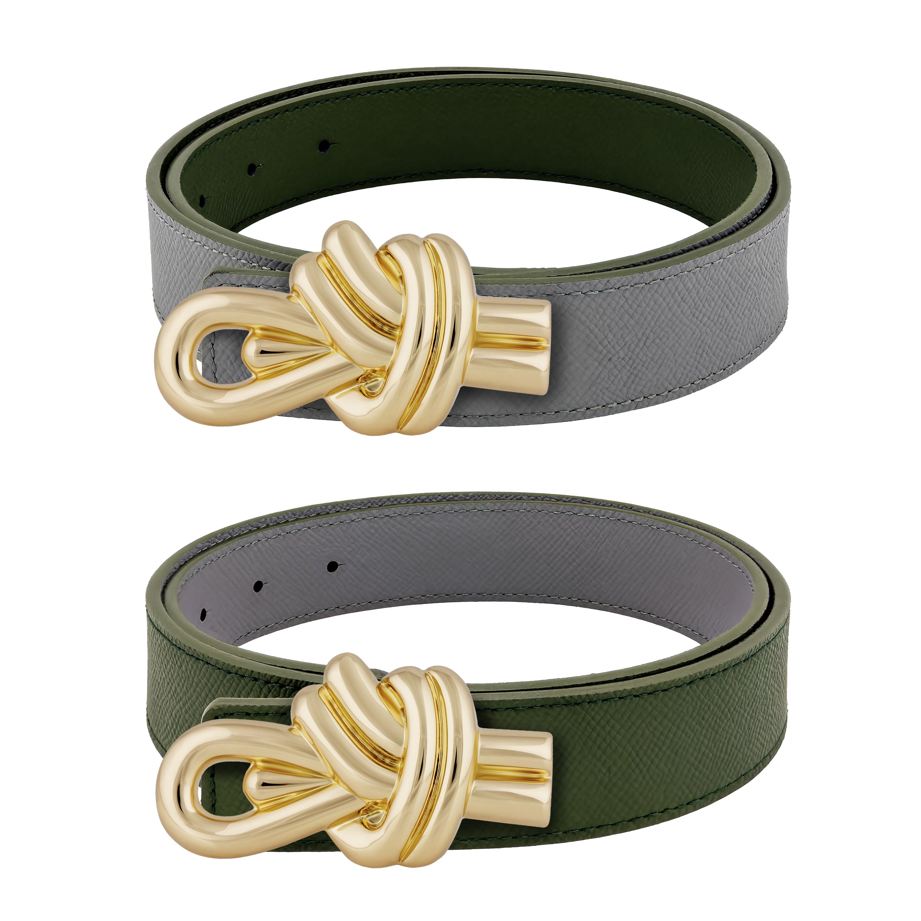 Belts_green_gray_with_knot_buckles_gold.jpg