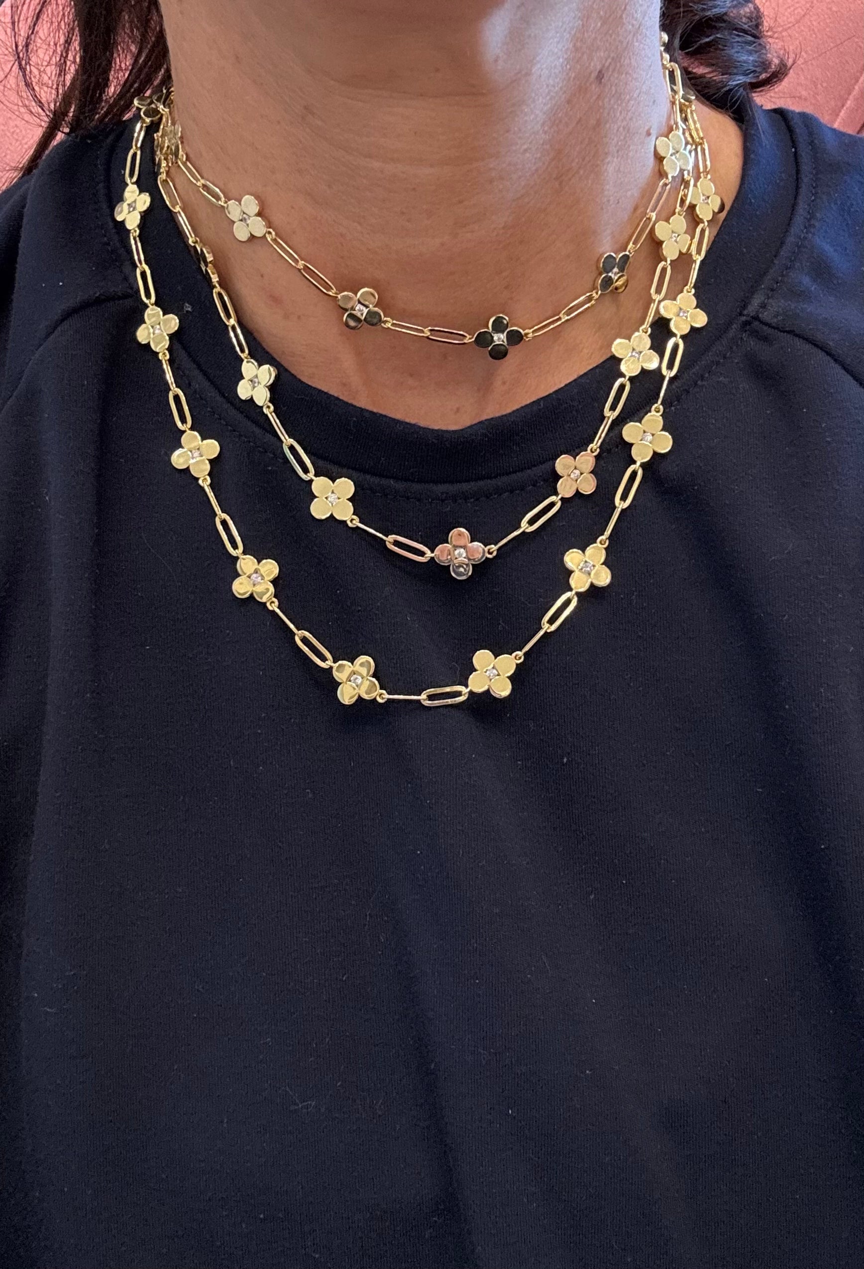 Flower Dot Necklace