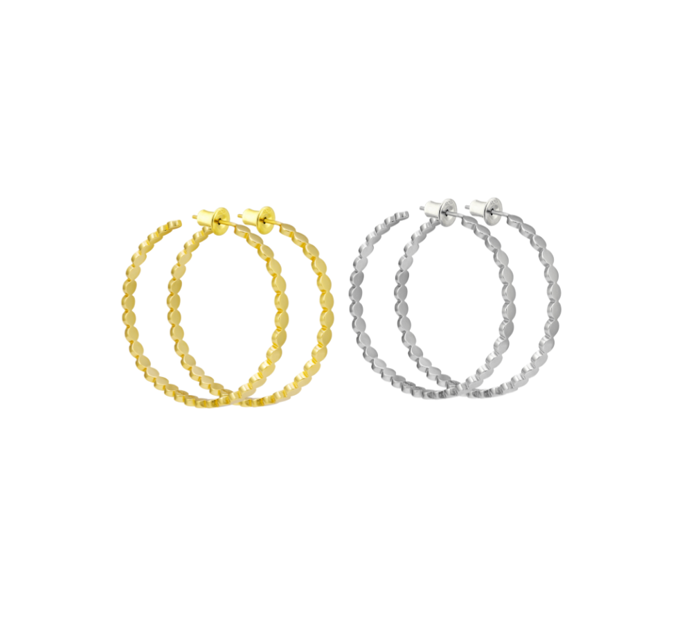 Skinny Dot Hoops