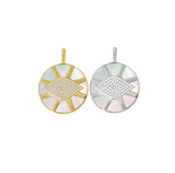 Evil Eye Coin Pendant