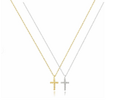 Dot Cross Necklace