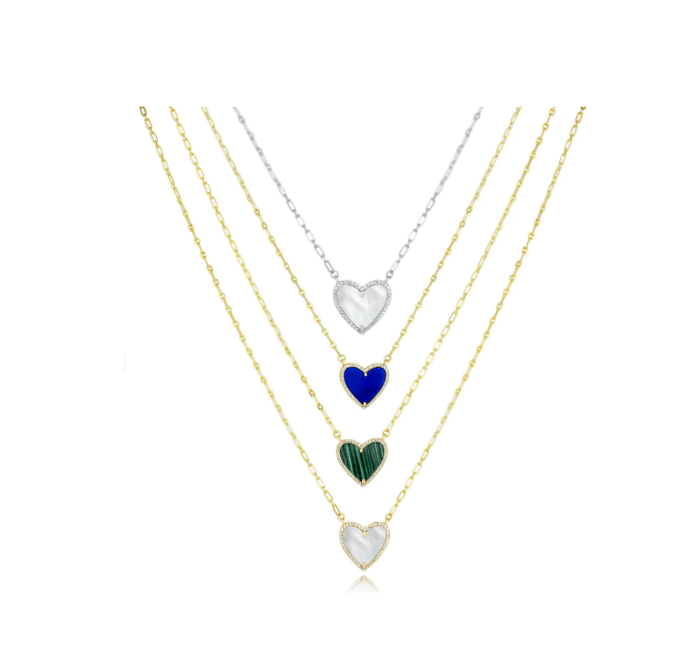 Reversible Heart Necklace