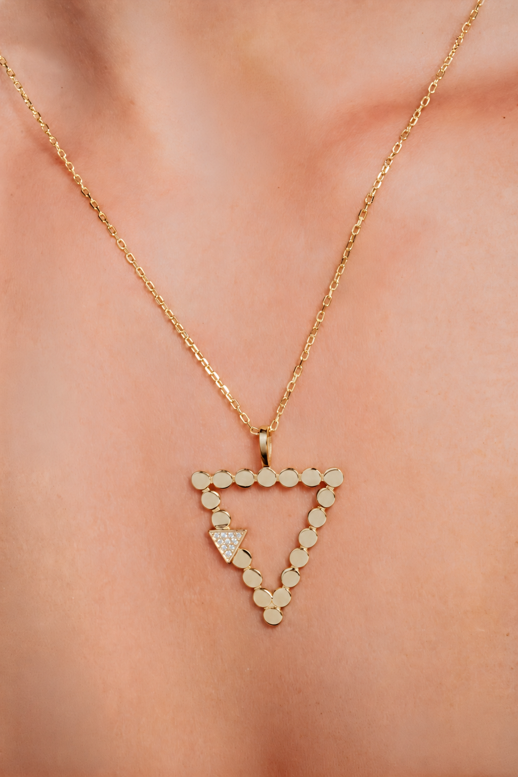 Dot Triangle Pendant