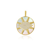 Sparkle of Protection Pendant on Paperclip Chain