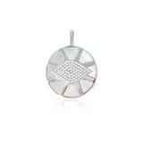 Evil Eye Coin Pendant