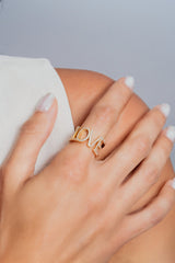Pavé LOVE Ring