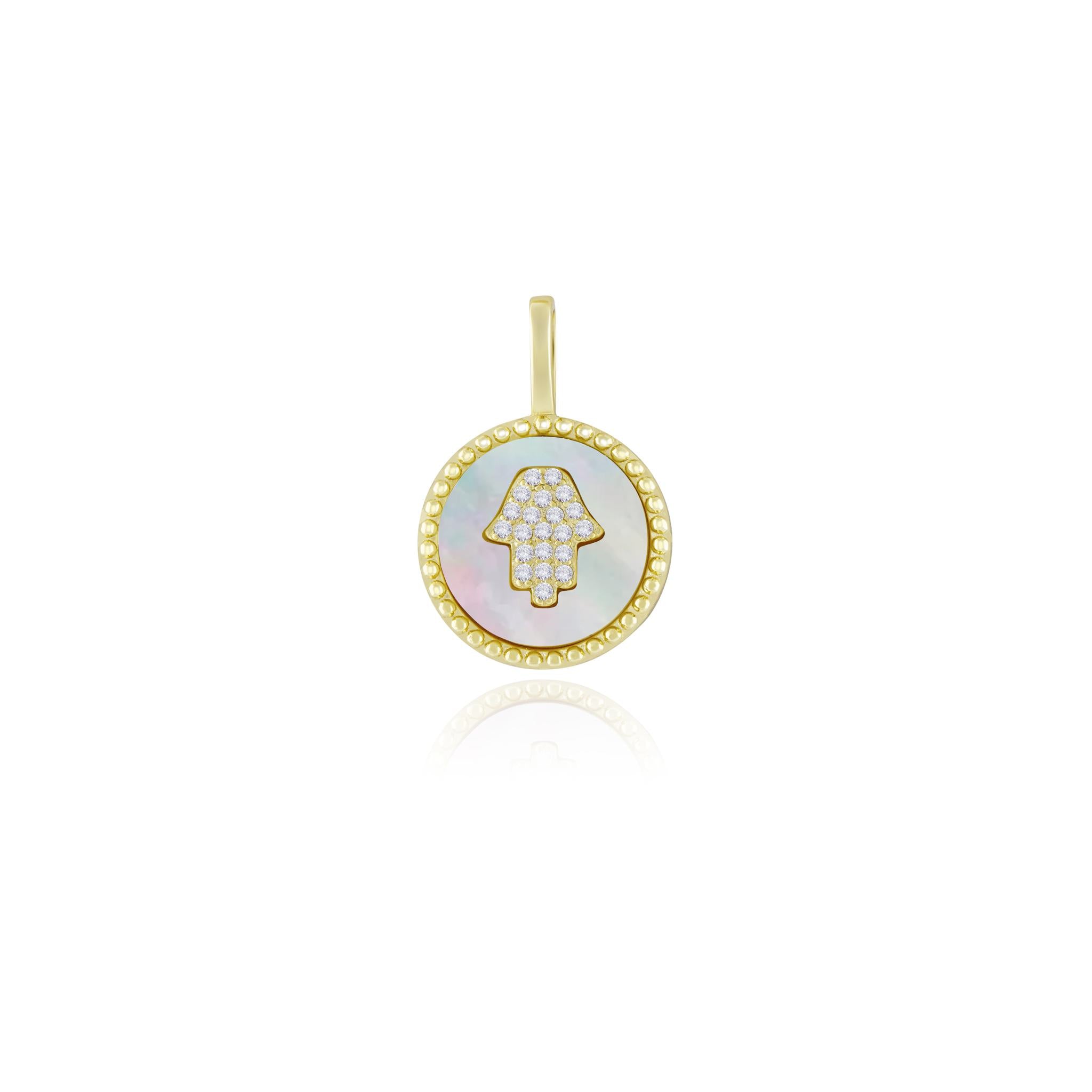 Sparkle and Shield Pendant