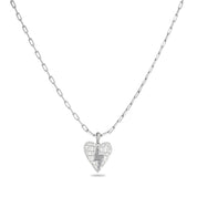 Bolt of Love Pendant on Paperclip Chain