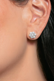 Honeycomb Stud Earring