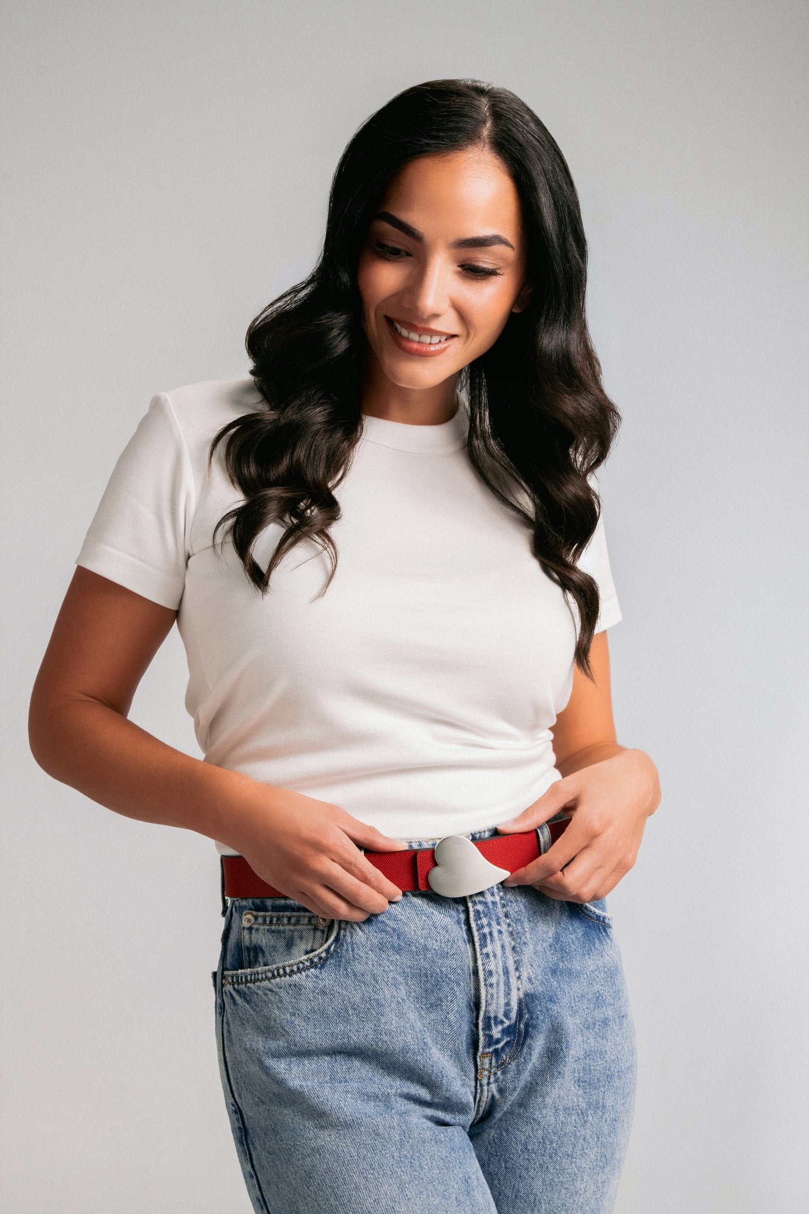 Sculpted Heart Belt
