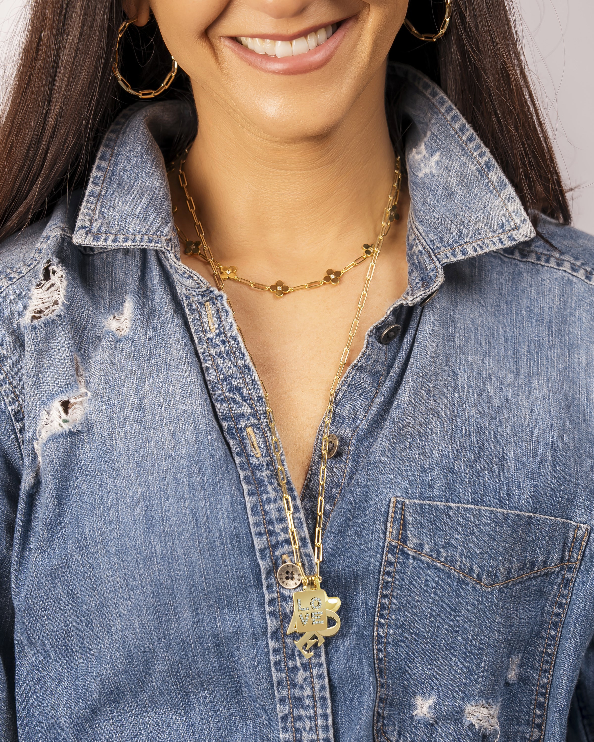 Flower Dot Necklace