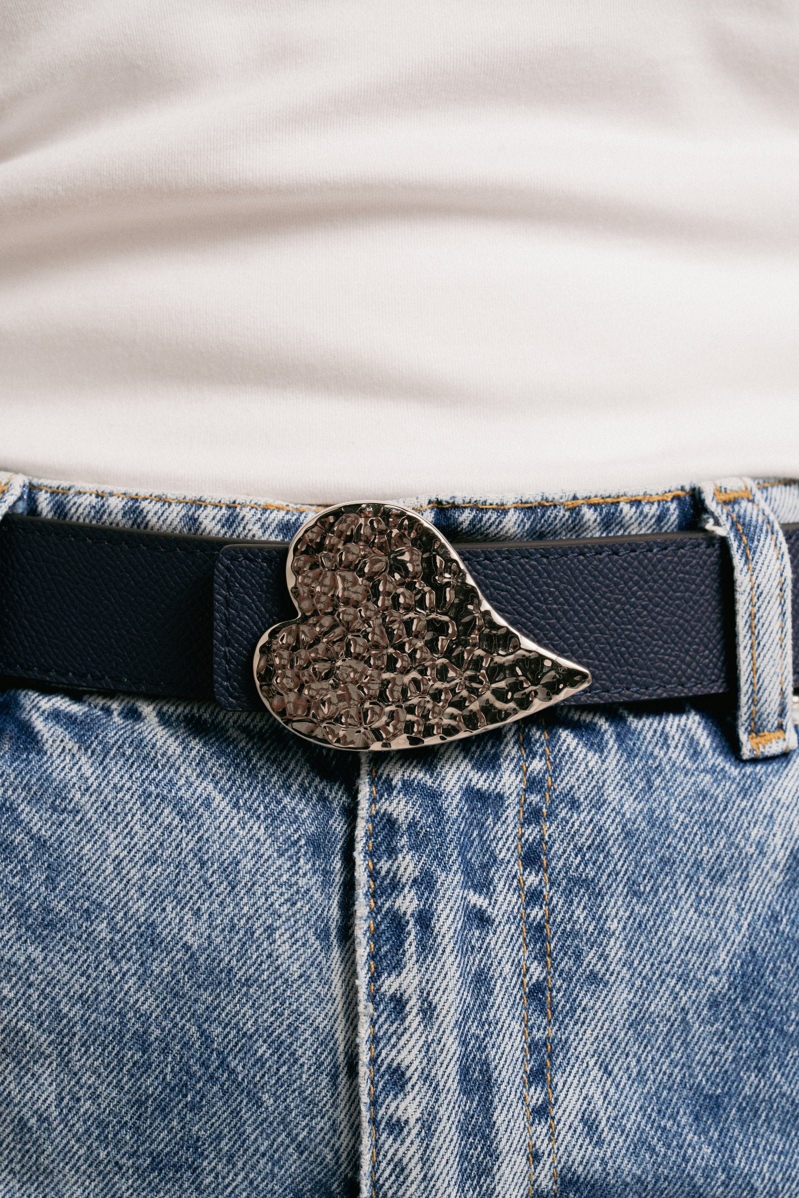 Facet Heart Belt