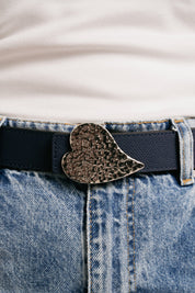 Facet Heart Belt