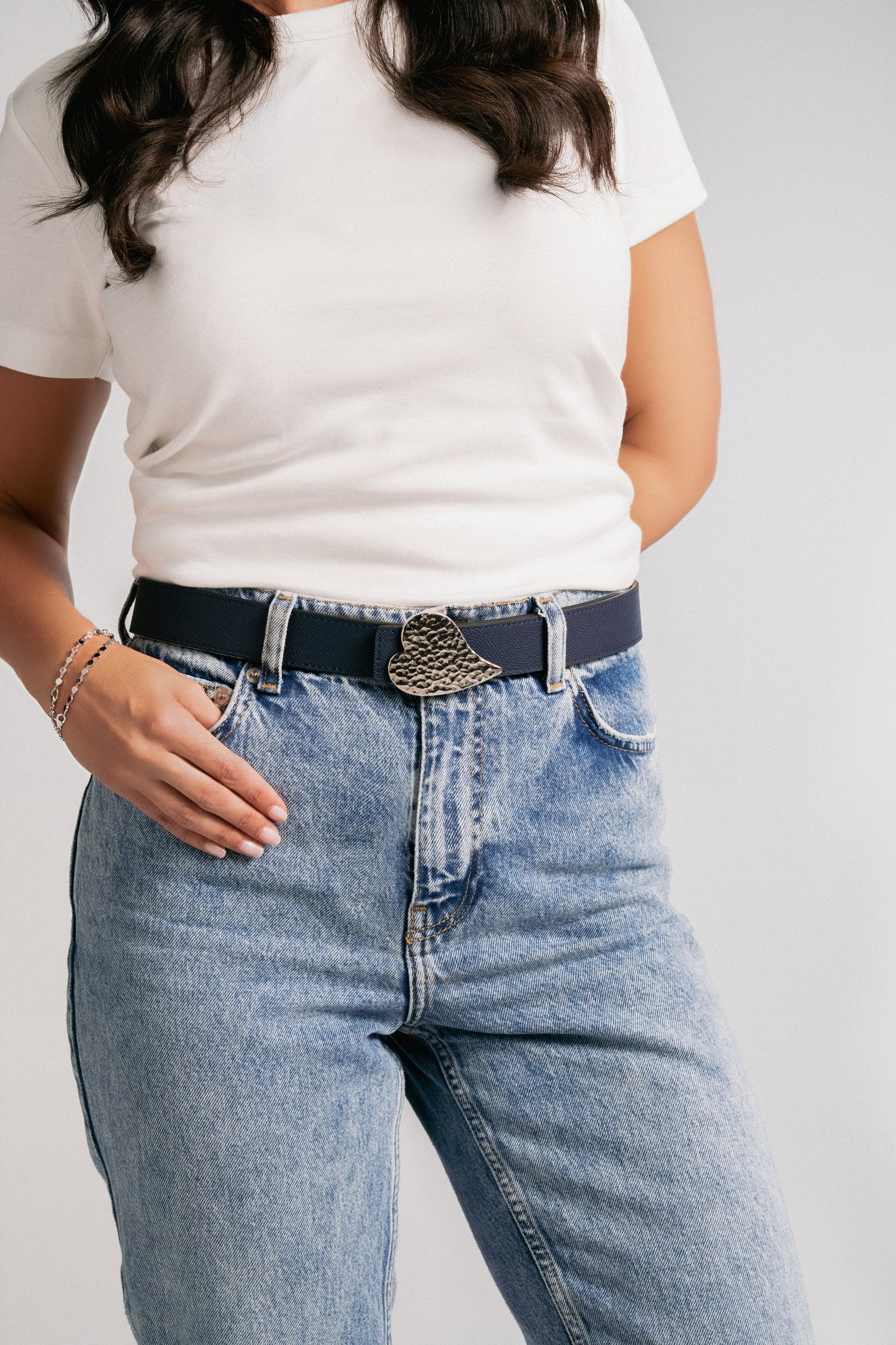 Facet Heart Belt