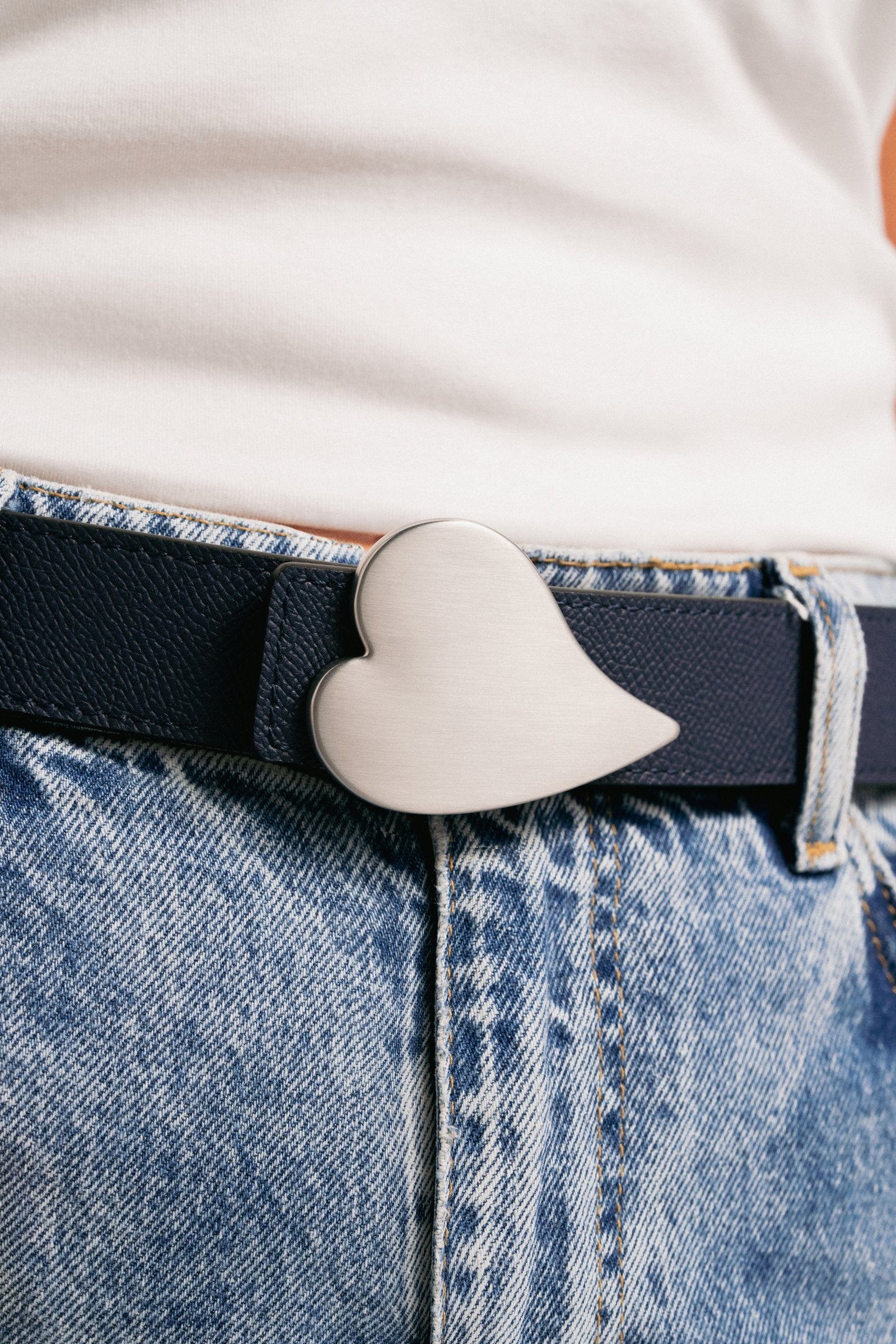 Sculpted Heart Belt