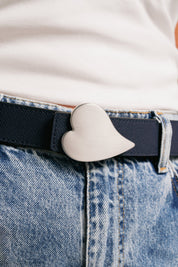 Sculpted Heart Belt