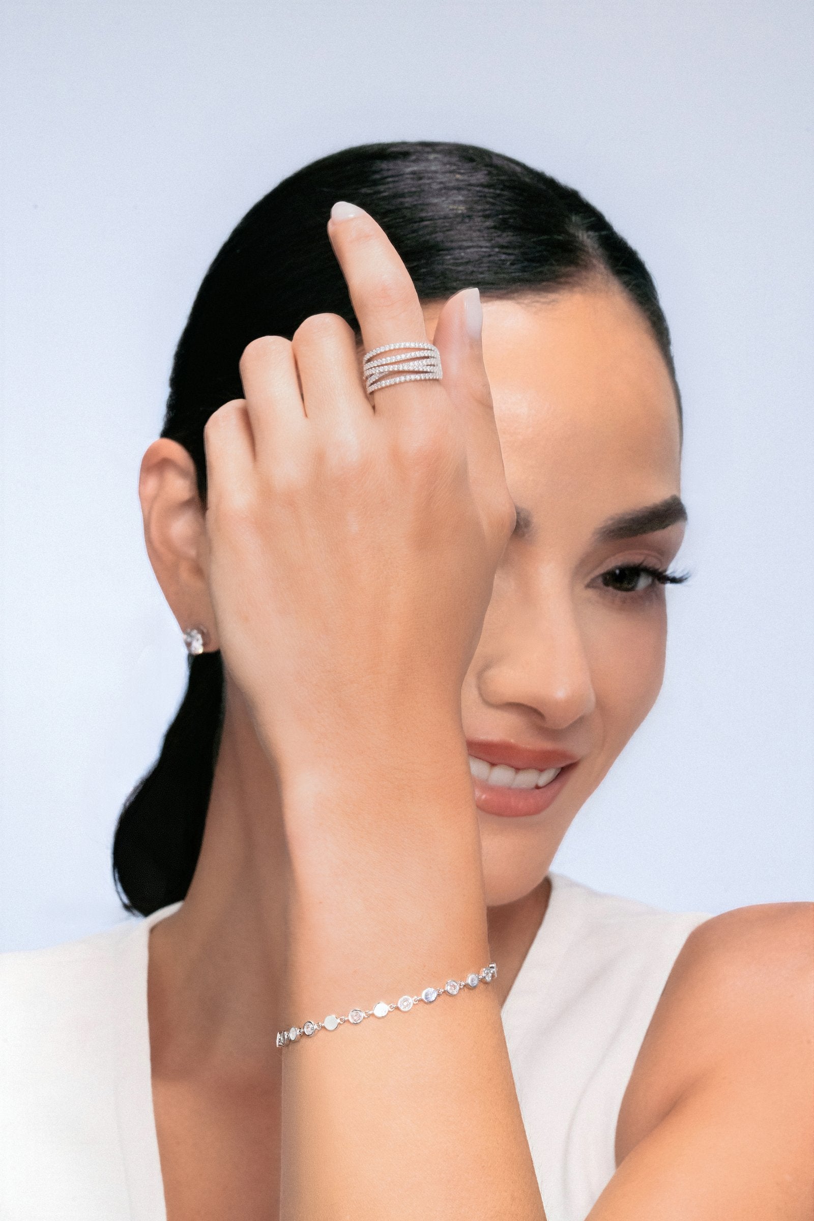 Pavé Passport Ring