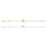 Dainty Butterfly Pavé Bracelet