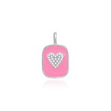 Enamel Heart Pendant