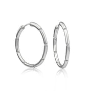Bamboo Pavé Hoops