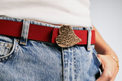 Facet Heart Belt