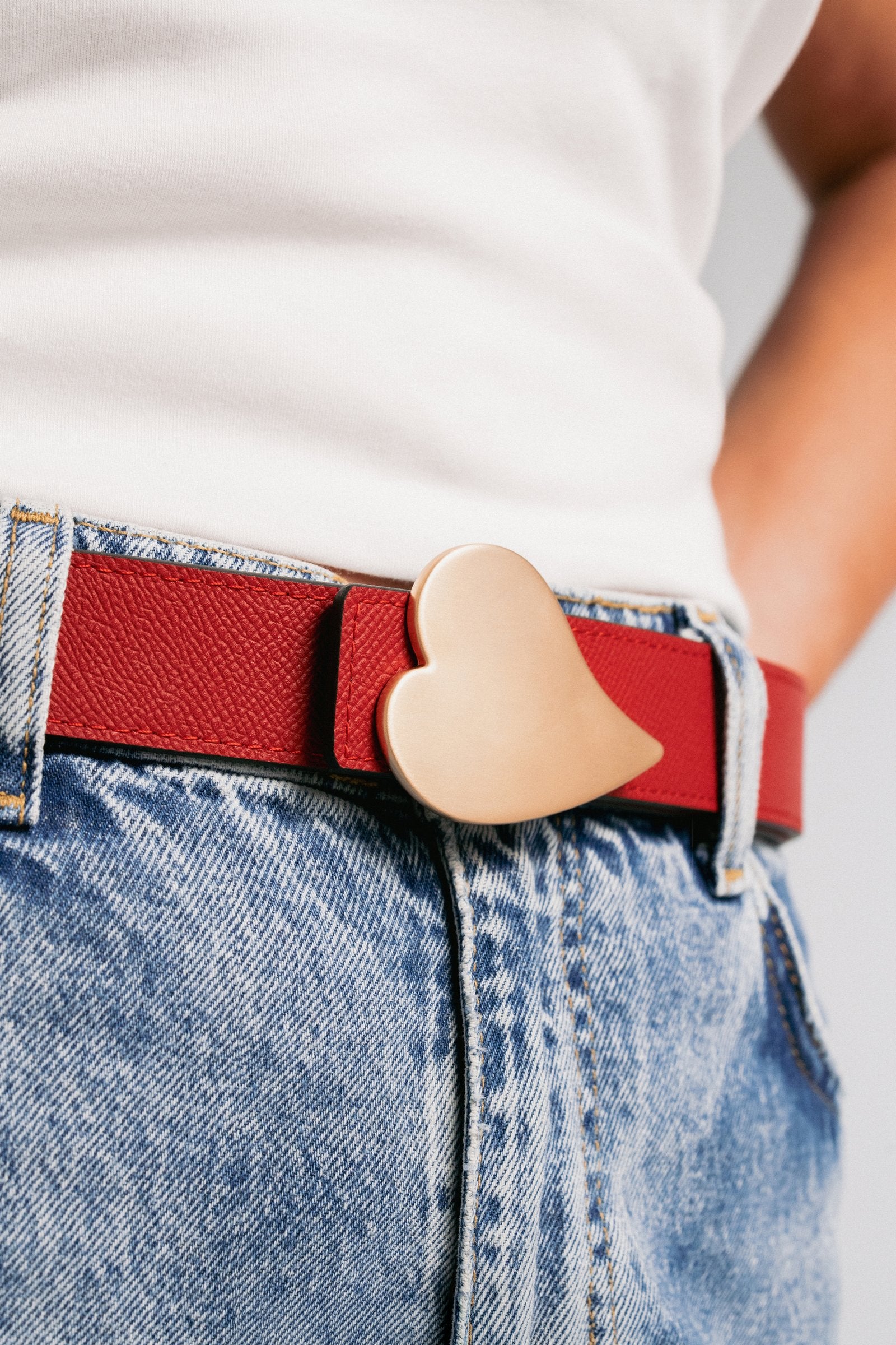 Sculpted Heart Belt