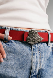 Facet Heart Belt