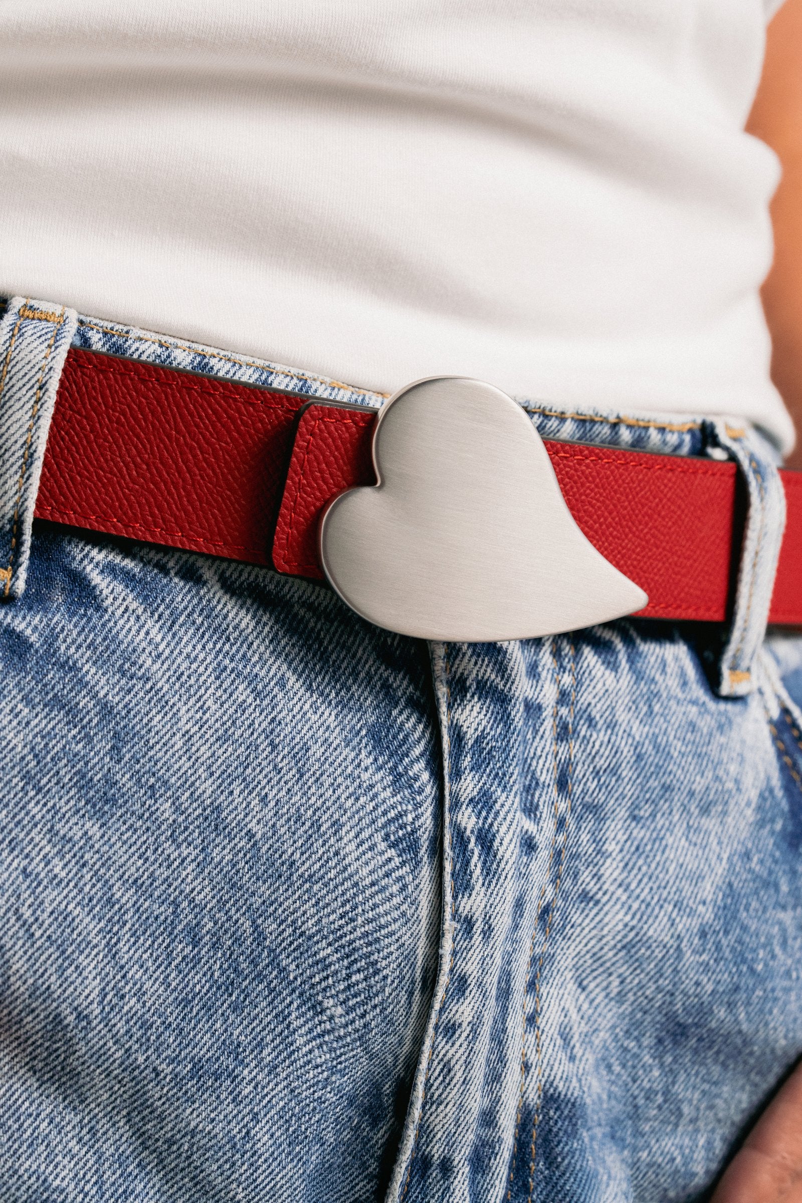 Sculpted Heart Belt