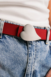 Sculpted Heart Belt