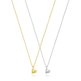 Wavy Heart on Dainty Chain